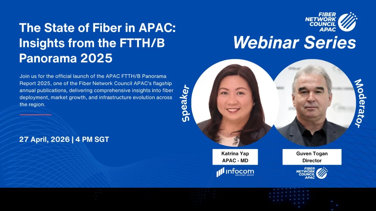 The State of Fiber in APAC FTTH/B Panorama 2025 webinar